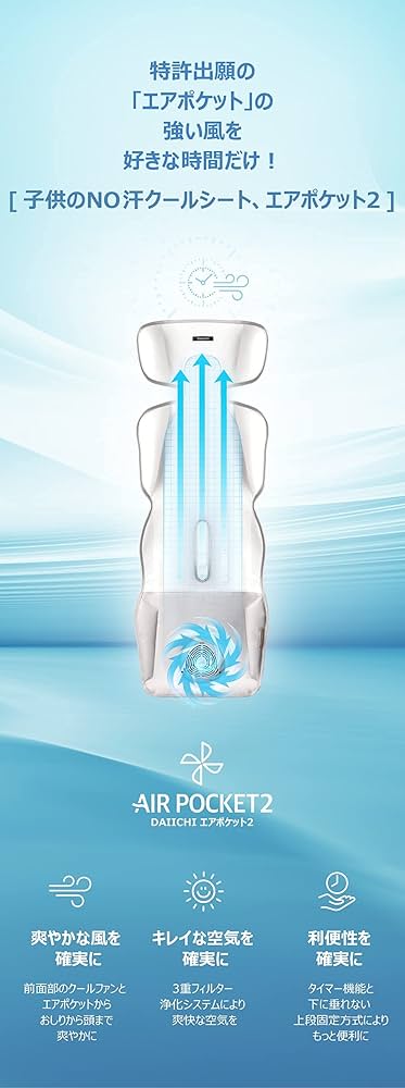 Amazon.co.jp: DAIICHI Air Pocket 2 ダイチ ひんやり エア